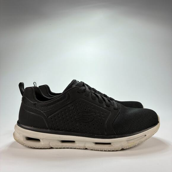 Skechers Glide Lite Pacer Black Walking Running Shoes 16945 Men's Size 11 - Picture 1 of 11
